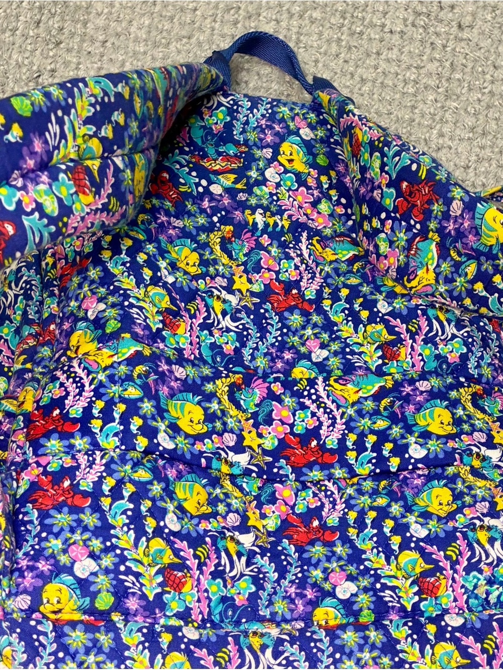 🧜♀️ Disney x Vera Bradley Little Mermaid Campus Backpack from Disney World 2025 - Picture 9 of 12